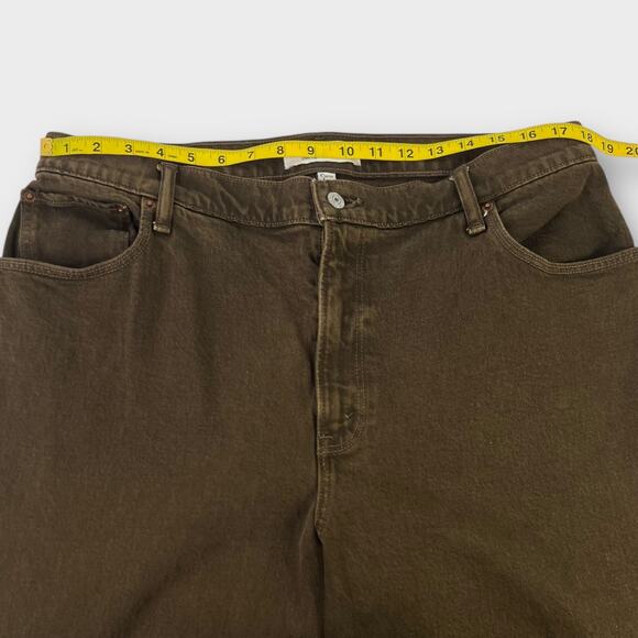 Abercrombie & Fitch Curve Love Ultra High-Rise 90s Straight Leg Jean Size 16/33L - Picture 5 of 7